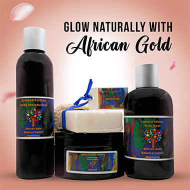 African Gold Body Set